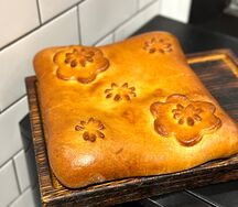 Пирог с мясом и капустой