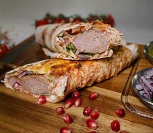 Люля-кебаб куриный в лаваше 
