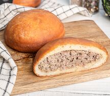 Пышник с мраморной говядиной