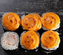 Хосомаки запеченные с креветкой