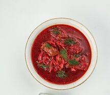 Борщ с говядиной 
