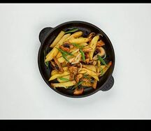 Картофель с грибами 