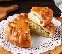 Пирог с курицей и картофелем 