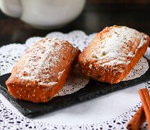 Творожный кекс с цукатами