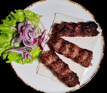 Люля-кебаб из говядины и баранины 