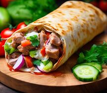 Шаурма со свининой (мини)