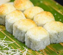 Запеченный с курицей