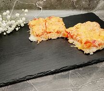 Японская пицца с курицей