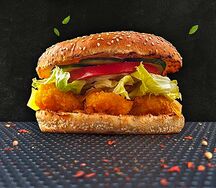BBQ Burger с креветками