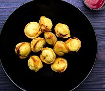 Пельмешки жареные