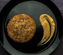 Куриная котлета с устричным соусом