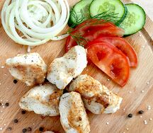 Шашлык из куриного филе