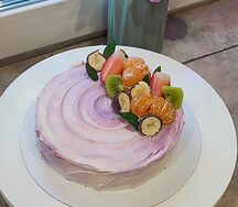 Торт с черникой 