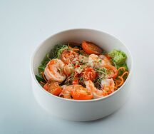 Чилийский салат с креветками