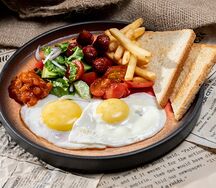 Английский ланч с колбасками