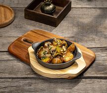 Картофель с грибами