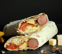 Шаурма с сосисками