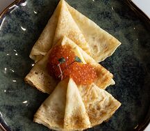 Блины с икрой