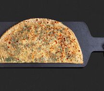 Кутаб с сыром и зеленью