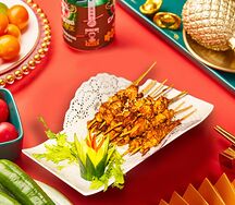 Куриные шашлычки на шпажках №500