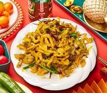 Куриное филе, жаренное соломкой с красным перцем №507
