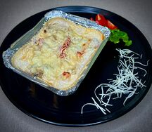Жюльен с нежной курочкой и томлеными грибами