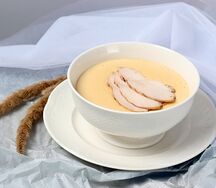 Сырный суп с куриным филе