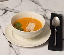 Крем-суп из чечевицы с курицей