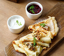 Блины с маслом