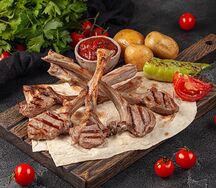 Шашлык из бараньей корейки