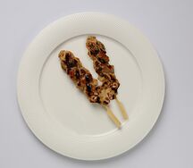 Шашлычки из цыплёнка маринованные в йогурте с пряностями
