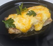 Кета под сырной корочкой
