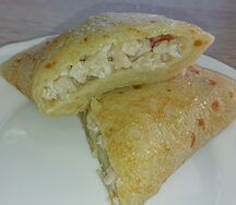 Блин с курицей