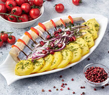 Сельдь с картофелем