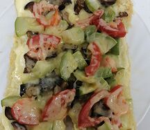 Панини с овощами и сыром