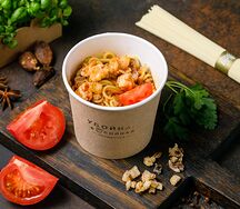 Чо мян с креветками