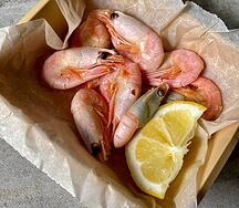 Креветки отварные