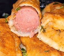 Сосиска с картошкой