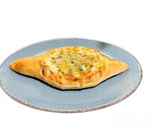 Хачапури с курицей и грибами