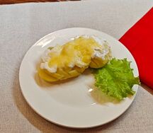 Картофель под сыром