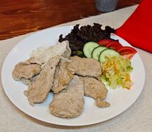 Мясо жареное