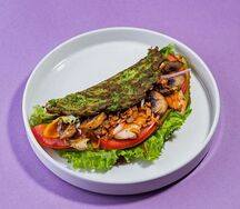Драник картофельный с цыпленком и грибами