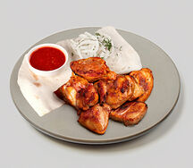 Шашлык из красного филе куриного бедра   