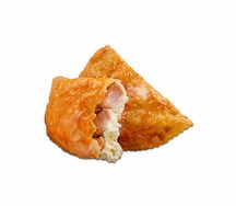 Чебурек с красной рыбой и творожным сыром