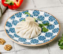 Хинкали с говядиной и свининой