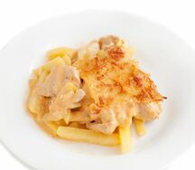 Гратен с курицей
