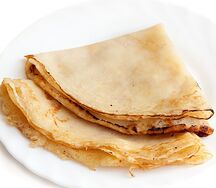 Блины с маслом