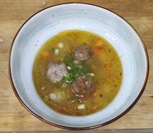 Суп с фрикадельками