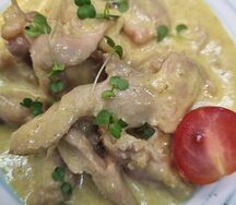 Курица в сливках