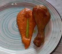 Голень с соусом паприкаш